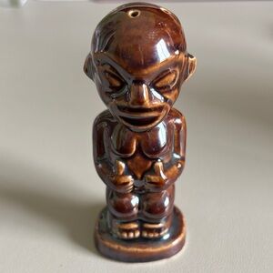 Brown Ceramic Kon Tiki Figurine Made in Japan (Salt Shaker only)